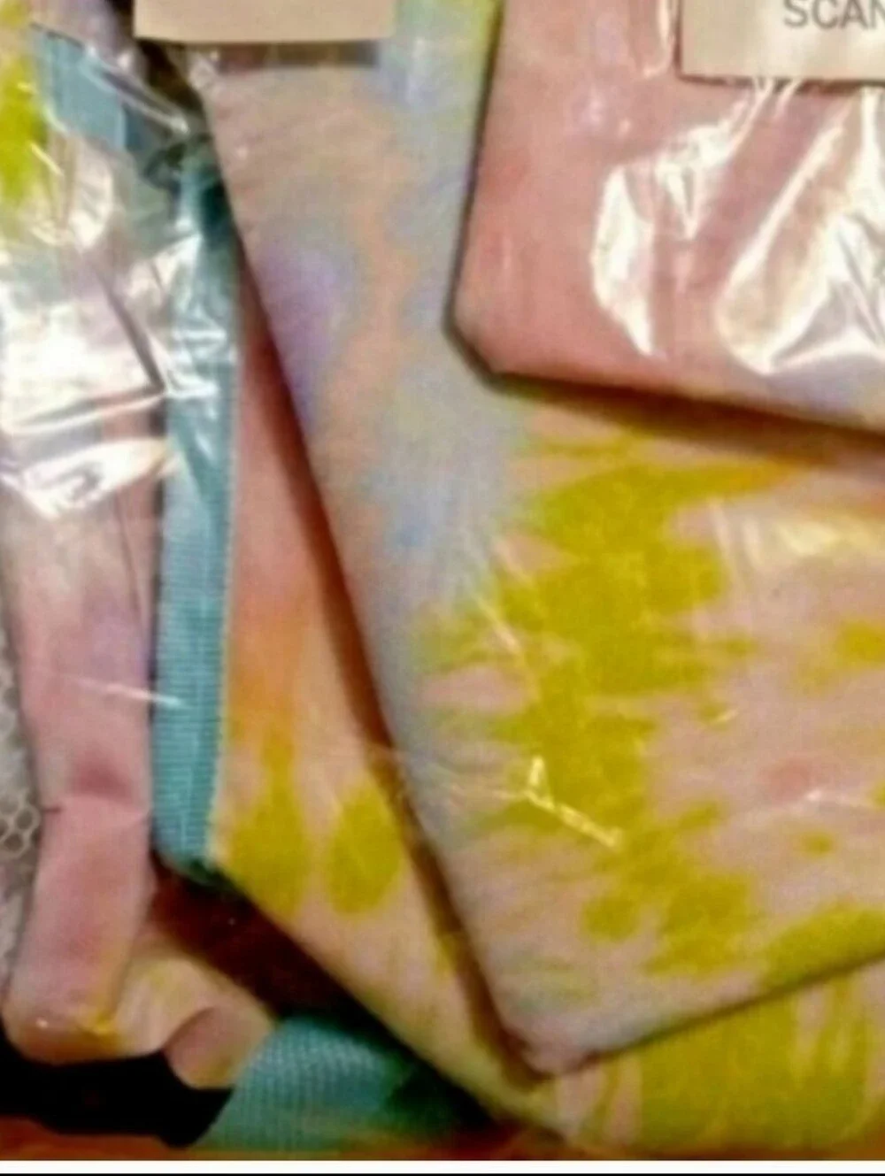 Kids Tie-Dye Pastel Backpack and Lunch 5 Piece Set NWT $40